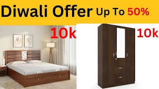 Diwali offer 50 off on all Beds  Wardrobe in 10 thousand  Beds in 10 thousand  Furniture Crafts [upl. by Ynnos154]