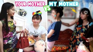 SOSYAL NA NANAY VS DI SOSYAL NA NANAY  ALA YOUR MOTHER VERSUS MY MOTHER  Aurea amp Alexa [upl. by Doownil]