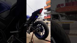 Michelin Road 5 GT 18055R17 amp Michelin Road 5 12070R17 Tyres on Yamaha YZF R15 V3 [upl. by Pedrick]