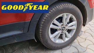 Goodyear Efficient Grip SUV tyre or Goodyear Wrangler🤔  Hyundai Creta upsize tyre 👍 [upl. by Nnilsia]