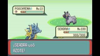 POKEMON EMERALD  SEADRA  AZOTE  FLAIL [upl. by Orestes]