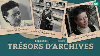 Trésors darchives  Simone de Beauvoir [upl. by Ruhtracm]