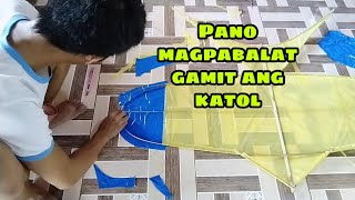 SARANGGOLA Pano magpabalat ng Guryon gamit ang plastic at katol Tips sa tamang pagpaso sa plastic [upl. by Cilegna]