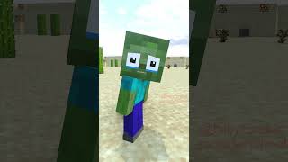 JJ is Deadbut   Baby zombie minecraft animations [upl. by Ennair453]