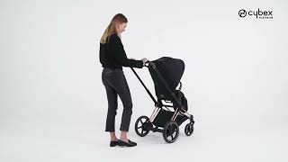 How to Turn on the ePRIAM I ePRIAM Stroller I CYBEX [upl. by Llerot]