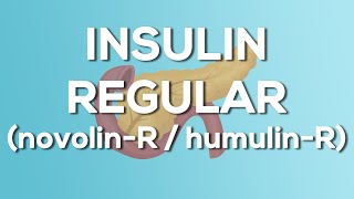 Insulin Regular Novolin R  Humulin R Nursing Drug Card Simplified  Pharmacology [upl. by Eiznil237]