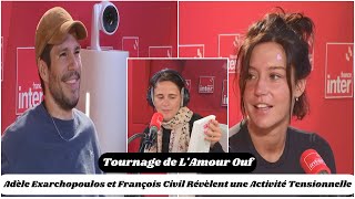 Tournage de LAmour Ouf  Adèle Exarchopoulos et François Civil Révèlent une Activité Tensionnelle [upl. by Rubens42]