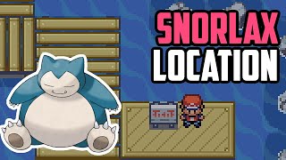 How to Catch Snorlax  Pokémon FireRed amp LeafGreen [upl. by Teahan]