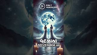 GEMINI Horoscope Today  November 20 2024  Catch What the Stars Reveal [upl. by Enidualc]