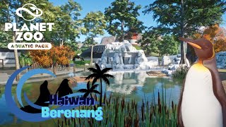 Haiwan Berenang  7  Pinguin Bucht  Let´s Play Sandbox  Planet Zoo Aquatic DLC [upl. by Adelbert]