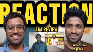 AAA MOVIE REVIEW  REACTION VIDEO  BLUE SATTAI MARAN  TamilTalkies 🤣🤣 [upl. by Ettennat]