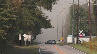 Resident describes being evacuated due to fire at BioLab in Rockdale County [upl. by Yesnek776]