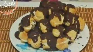 Profiterol En pratik En lezzetli Profiterol Tarifi Hunggapgiay929 [upl. by Soiritos]