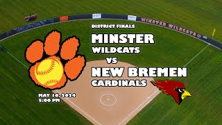 20240516 Minster Wildcats vs New BremenDistrict Finals [upl. by Libys85]