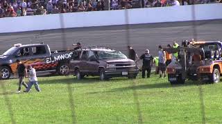 90322 Seekonk Speedway Rollover Crash Spectator Drags [upl. by Airdua]