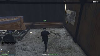 GTA V Salvage Yard Robbery The CargoShip Robbery Task Bolt Cutters [upl. by Euqinna94]