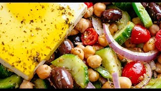 Greek Chickpea Salad [upl. by Lietman898]