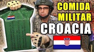 Probando COMIDA DE SUPERVIVENCIA MILITAR de CROACIA Ración 24 Horas  MRE Croacia Menú 7 [upl. by Elamaj]