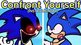 Confronting Yourself Instrumental editado FNF VS SonicEXE VS Sonic [upl. by Olenolin]