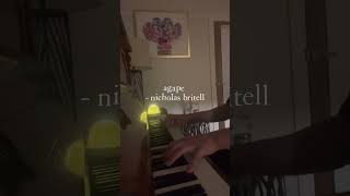 agape  nicholas britell │ piano shortvideo pianomusic [upl. by Einhpets]