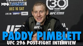 Paddy Pimblett Defends Tony Ferguson From Retirement Calls Responds to Rafael dos Anjos  UFC 296 [upl. by Dub]