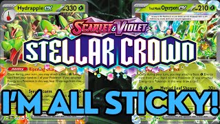 NEW Hydrapple ex Deck Blasts 330 Damage on Turn 2 Stellar Crown PTCGL Gameplay [upl. by Etteniotnna]