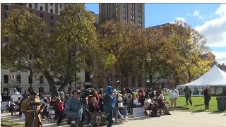 Demonstrators call for prison reform at Michigan capitol [upl. by Denison]