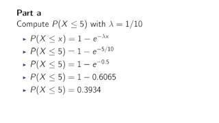 Introduction to Probability  Exponential Distribution [upl. by Slater]