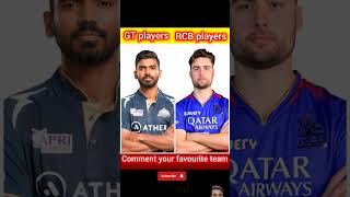 Rcb vs Gt comment your favourite team viral shorts trending shorts [upl. by Liebman682]