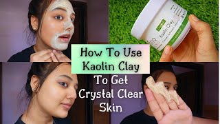 How to use Kaolin Clay in your skincare routine to get clear glowing skin skincare glowingskin [upl. by Hanleigh]