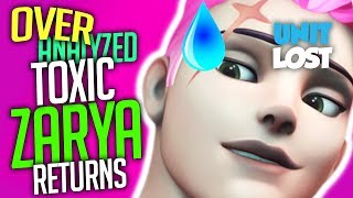 Overwatch Coaching  TOXIC TILTED Zarya RETURNS  MASTER 3700 SR  OverAnalyzed [upl. by Amron]