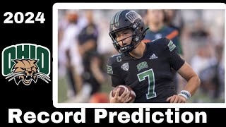 Ohio Bobcats 2024 College Football Record Prediction [upl. by Ashla486]