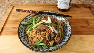 How to make Beef Teriyaki Noodles with Soy Vay ® [upl. by Dulla]