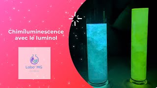 Chimiluminescence avec le luminol [upl. by Rramal420]