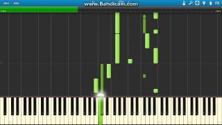 Pokemon Red Blue Yellow Green Lavender Town Piano Tutorial Synthesia [upl. by Arhoz]