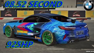 BMW M8 925HP  GEARBOX SETTING  CAR PARKING MULTIPLAYER [upl. by Johnath]