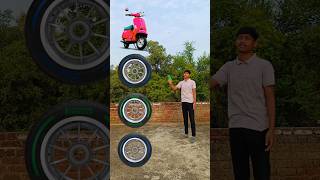 Wheel to scooter rickshaw totro jcb VFX Magical Video 🤣 shorts shortsfeed [upl. by Nedac992]