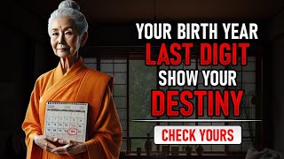 What The Last Digit of Your Birth Year Means Youll Be SHOCKED  Buddhism Teaching [upl. by Lonni569]