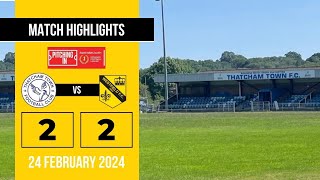 Thatcham Town 22 Westfield  Isthmian League South Central Division  Saturday 24th February 2024 [upl. by Ettennal]