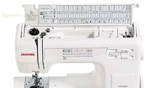 REVIEW 2024 Janome HD3000 Sewing Machine ESSENTIAL details [upl. by Bradford]