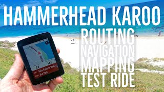 Hammerhead Karoo Navigation Test Ride [upl. by Tsuda]