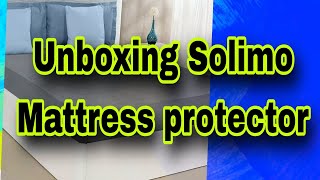 Water proof Mattress protector for King Size bed unboxing waterproof trending [upl. by Shererd]