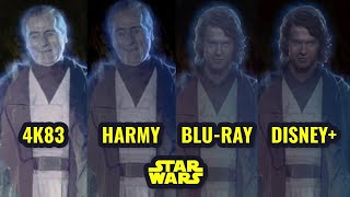 Despecialized vs 4K83 vs Disney vs Official BluRay  RETURN OF THE JEDI  Star Wars Changes [upl. by Nynnahs88]