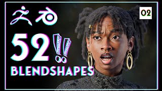 Creating 52 arkit blendshapes for a face rig [upl. by Medora]