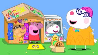 Building A Cardboard House 📦  Peppa Pig Official Full Episodes [upl. by Biel]