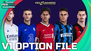 PES 2021  How to install Option File on PS4  PESUniverse V1 Tutorial [upl. by Dolores876]