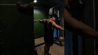 Want a broader shoulders Do hanging lateral raises shorts workout motivation gymfails [upl. by Altheta]