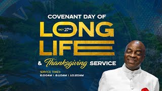 COVENANT DAY OF LONG LIFETHANKSGIVING SERVICE  27 OCTOBER 2024  FAITH TABERNACLE OTA [upl. by Asquith]