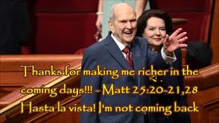 Mormon God Grants LDS Church President To Take His  With Him To Celestial Kingdom In Coming Days [upl. by Idnir774]