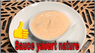 Recette sauce yaourt naturefromage blanc facile et rapide [upl. by Omero301]